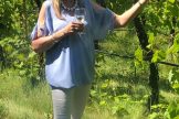 woman in vineyard